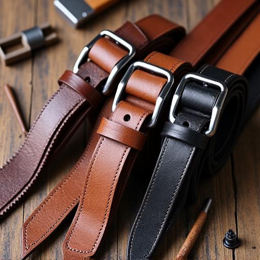 Handcrafted belts na gawa sa premium materials
